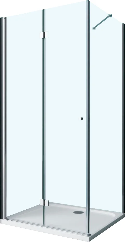 Душевой уголок BelBagno Albano 70х80 профиль хром стекло прозрачное ALBANO-ASH-1-70/80-C-Cr - 0