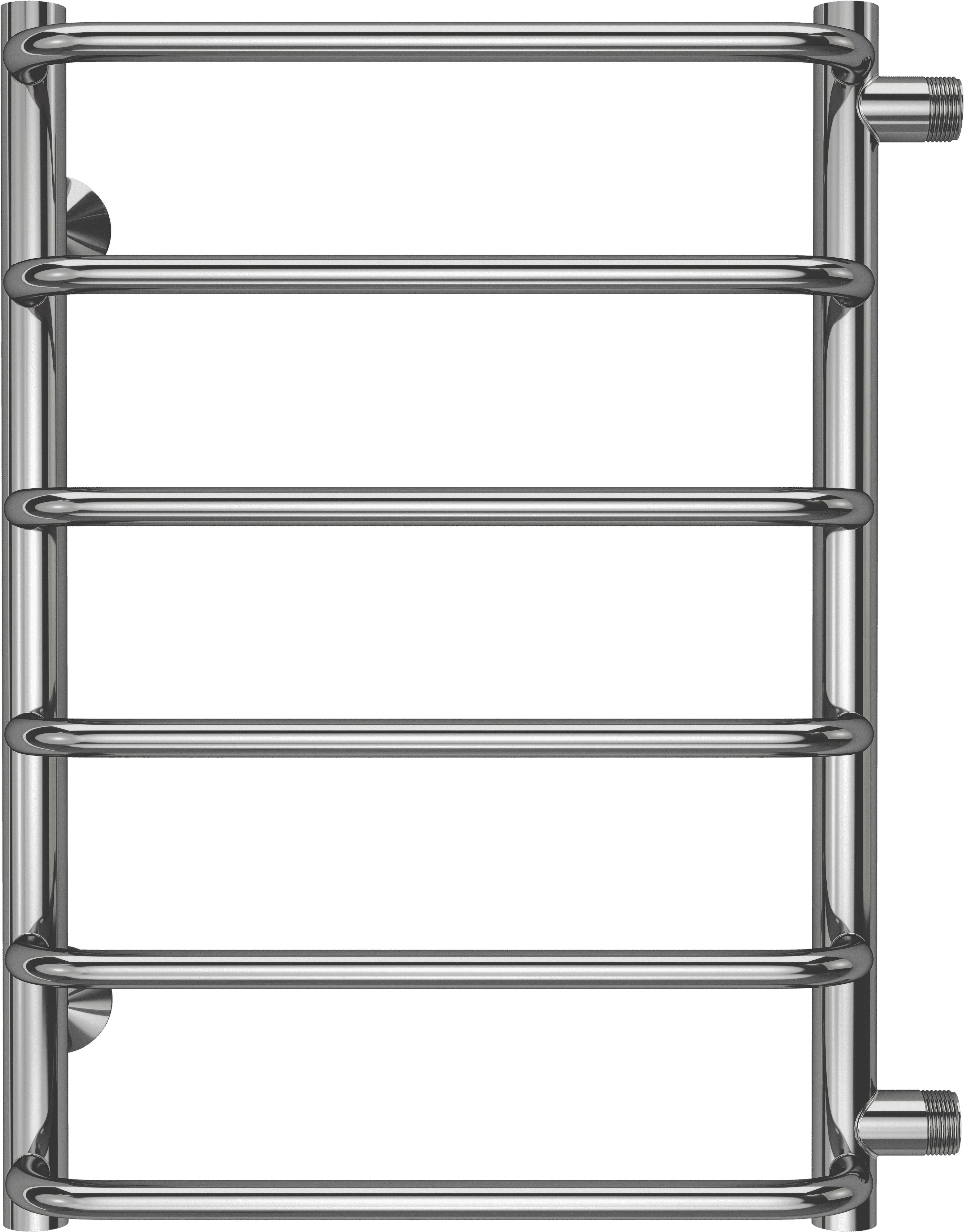 Водяной полотенцесушитель Terminus Стандарт П6 400x600 Хром боковое подключение 4670078530325 - 0