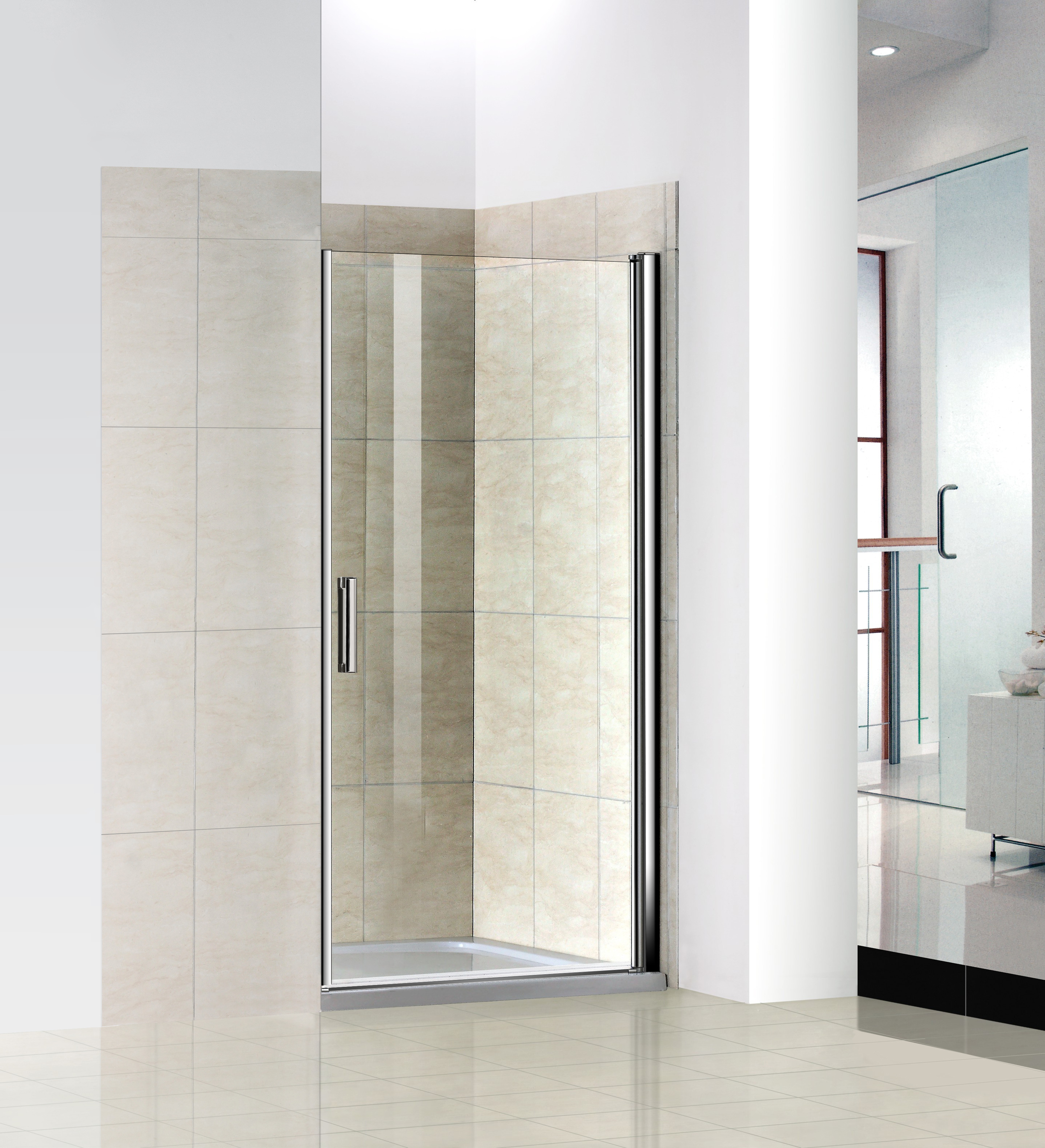 Душевая дверь в нишу Good Door Pandora DR -100-C-CH ПД00064 - 1