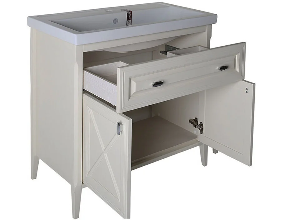 Комплект мебели для ванной Монте 80 (Благородный Бежевый)	 1079101 - 3