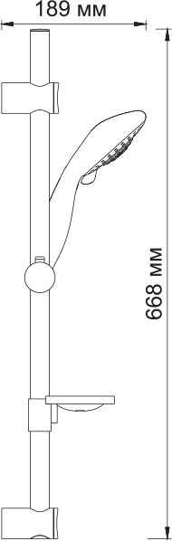 Душевой гарнитур Wasserkraft A004 - 8