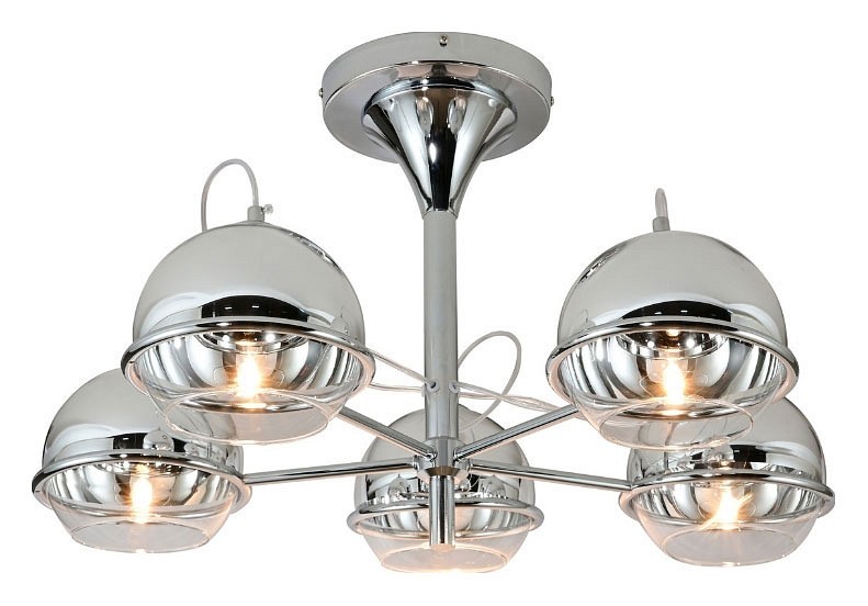 Люстра на штанге LUMINA DECO Veroni LDC 1029-5 CHR - 0