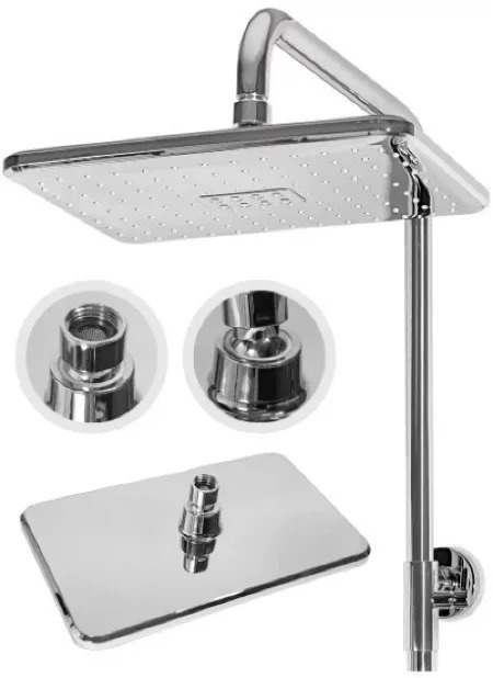 Душевая система с термостатом Grocenberg GB7005 Хром - 5