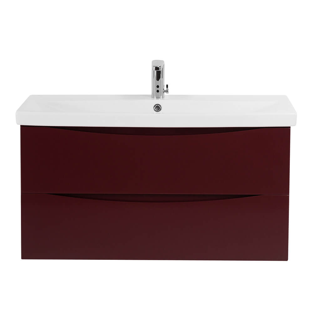 Тумба под раковину BelBagno Marino-Cer 100 бордовый MARINO-CER-1000-2C-SO-BRDL-P - 0