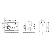 Комплект Weltwasser AMBERG 506 + GELBACH 004 MT-BL + AMBERG RD-WT  10000006782 - 5