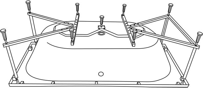 Каркас для ванны Excellent MR-18 - 1