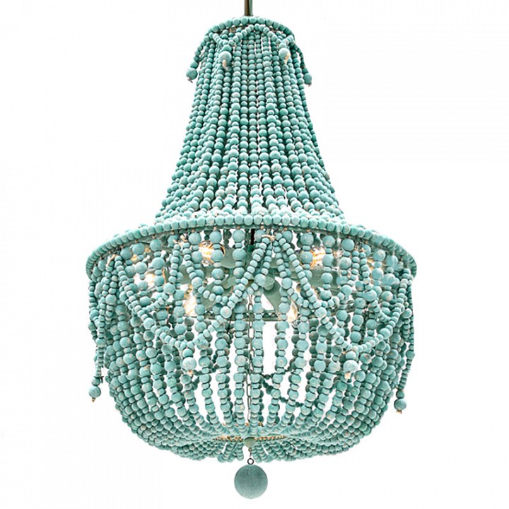 Подвесная люстра Imperiumloft Chanteuse Chandelier Turquoise 40.1993-1 - 0