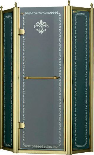 Душевой уголок Cezares Retro A P1 90 CP Br L RETRO-A-P-1-90-CP-Br-L - 1