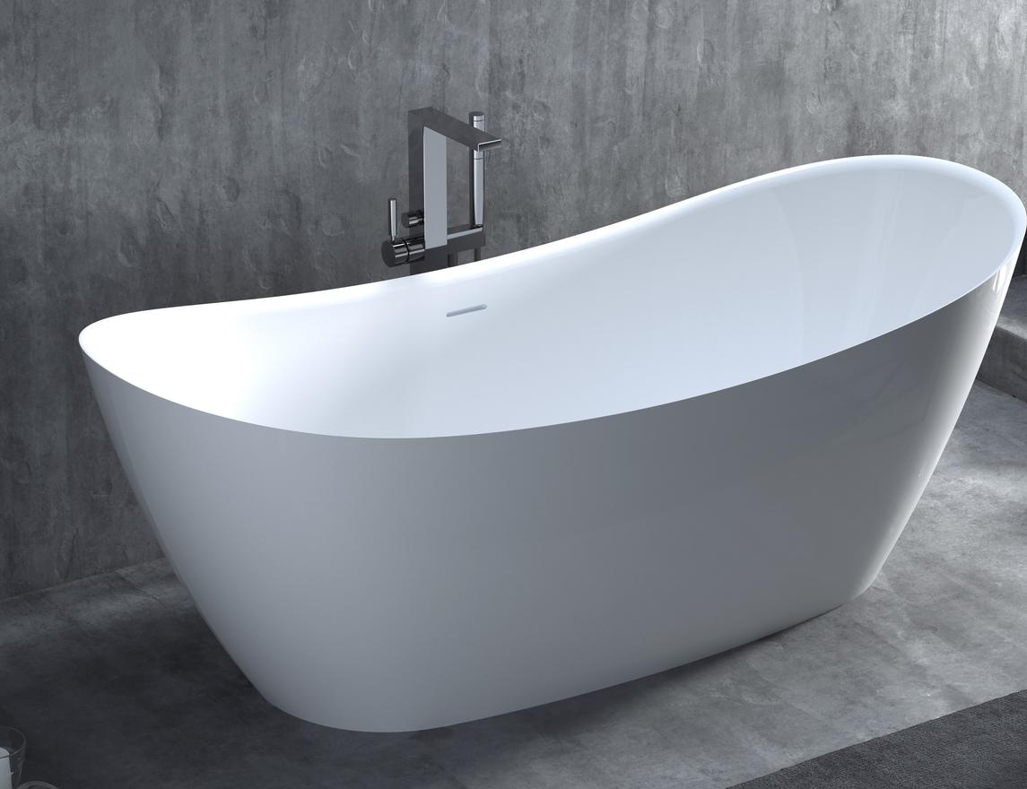 Ванна из искусственного камня Salini Noemi 170x75 101722M S-Stone, матовый - 0