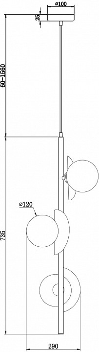 Подвесная люстра Freya Sepia FR5391PL-03CFL - 2