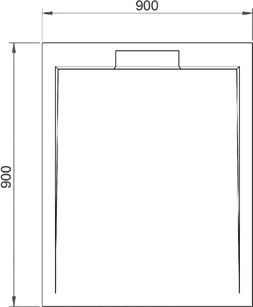 Поддон для душа RGW STL MW 90x90 белый 52211099-15 - 1