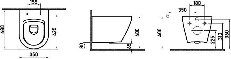 Комплект Berges Wasserhaus Novum 043273 кнопка черная - 9