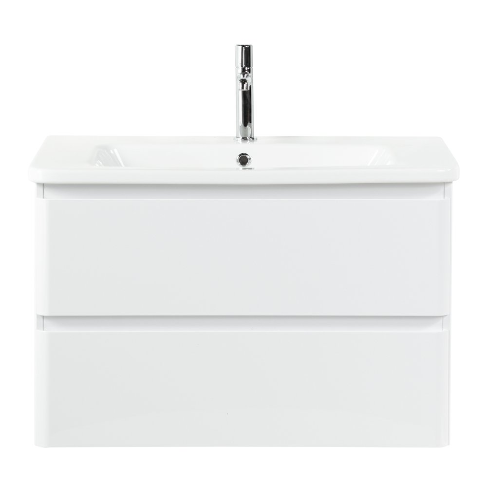 Тумба с раковиной BelBagno Albano 80 белый - 0