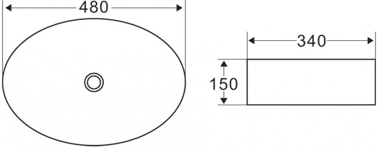 Рукомойник BelBagno BB1085 - 2