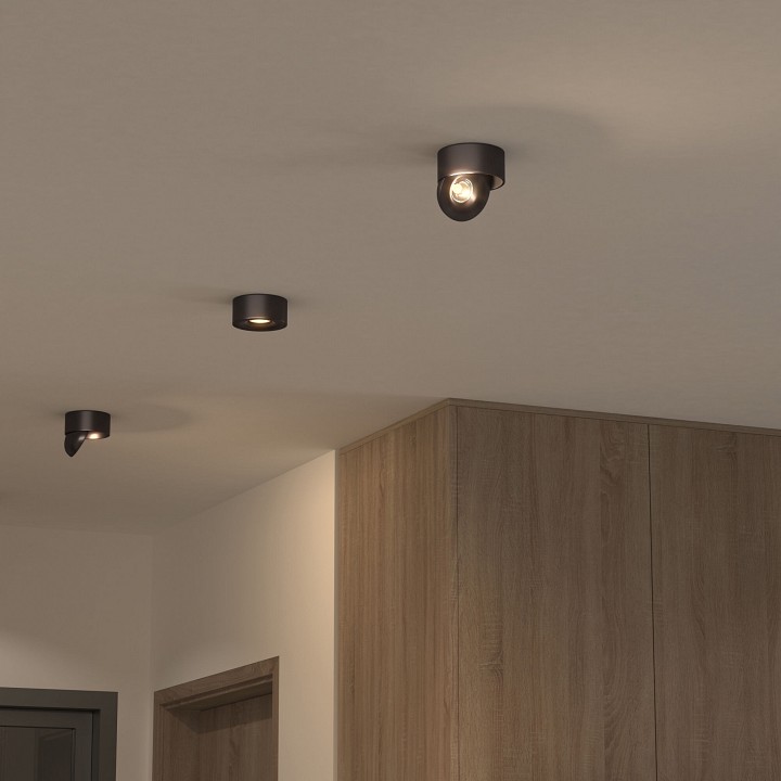Накладной светильник Elektrostandard Glide Glide 8W жемчуг черный (25100/LED) - 1