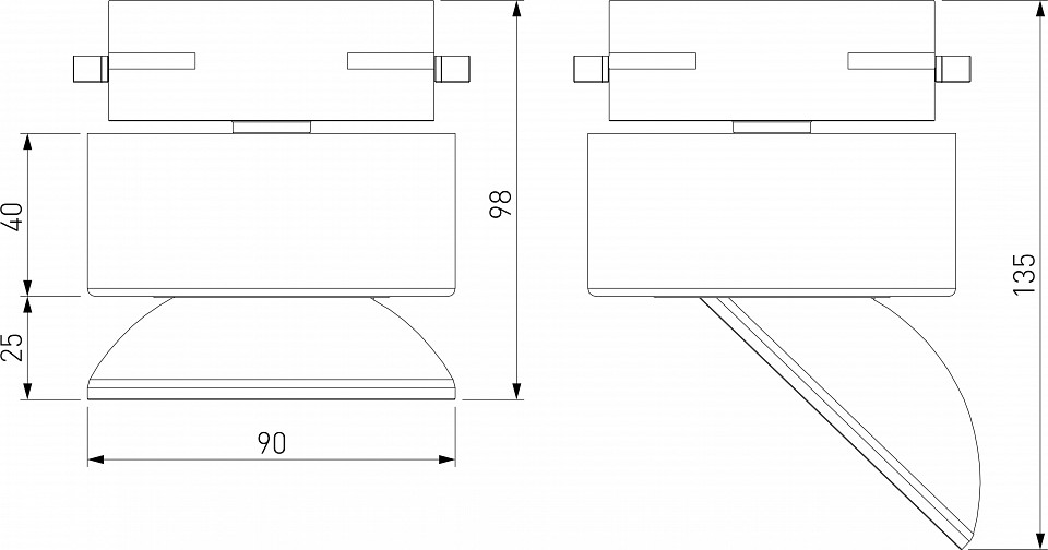 Трековый светодиодный светильник Elektrostandard Smooth 85515/01 белый матовый a062875 - 1