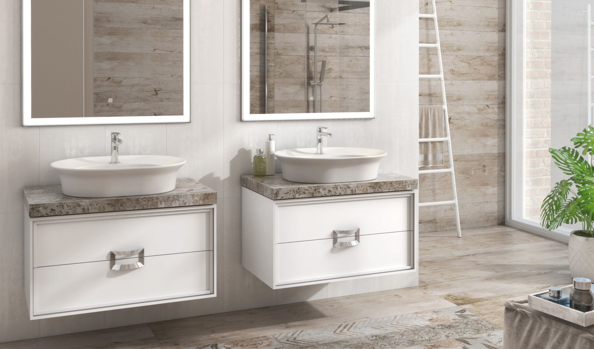 Раковина накладная Kerama Marazzi Canaletto 60 белый  CN.wb.60 - 4