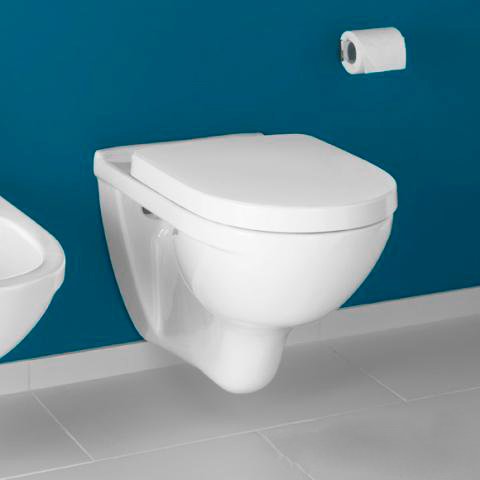 Унитаз подвесной Villeroy & Boch O'Novo 5660HR01 alpin, безободковый - 2