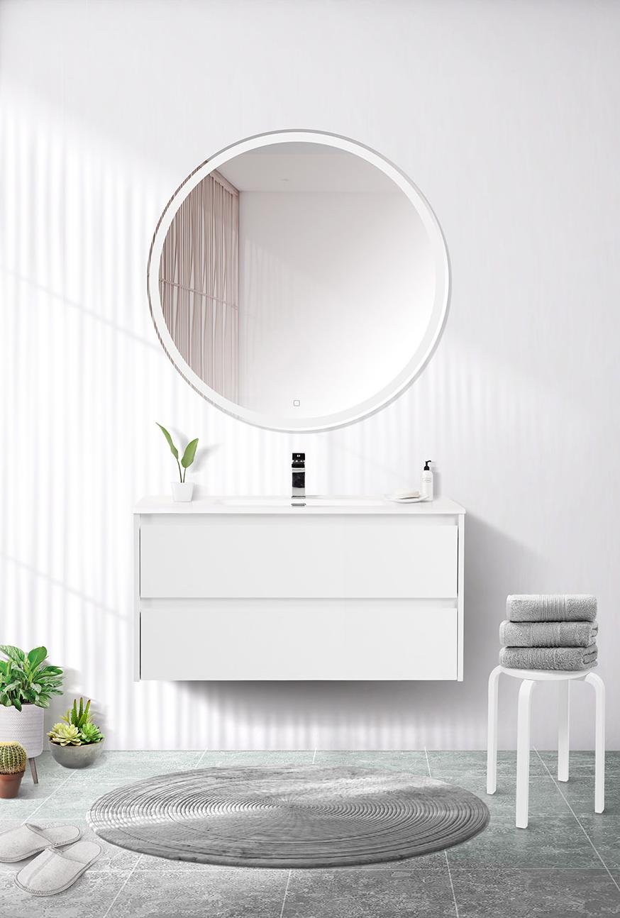 Комплект мебели BelBagno Kraft 100 белый матовый - 0