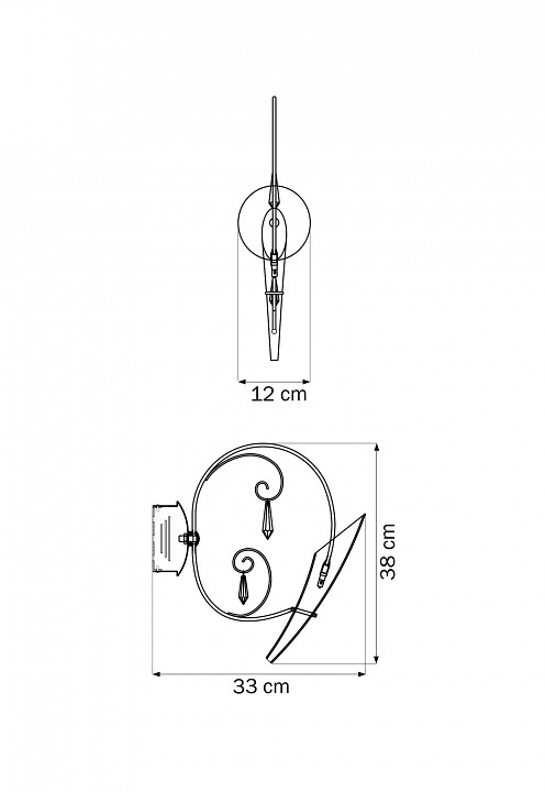 Бра Lightstar Scarabeo 755614 - 2