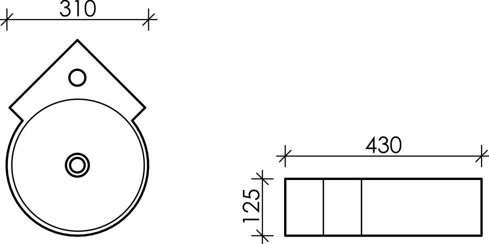 Рукомойник Ceramica Nova Element CN5019 - 1