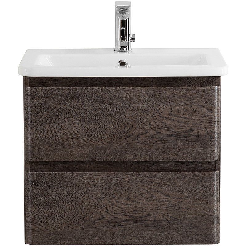 Тумба с раковиной BelBagno Albano 60 темное деревое - 0