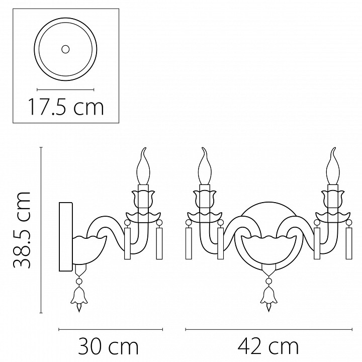 Бра Osgona Campana 716624 - 1