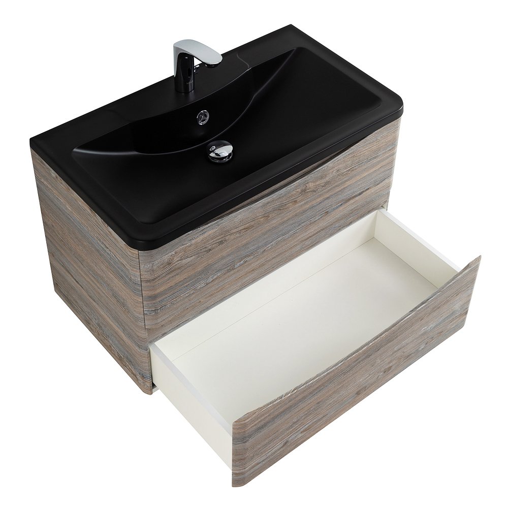 Тумба с раковиной BelBagno Acqua 100 светлое дерево - 5