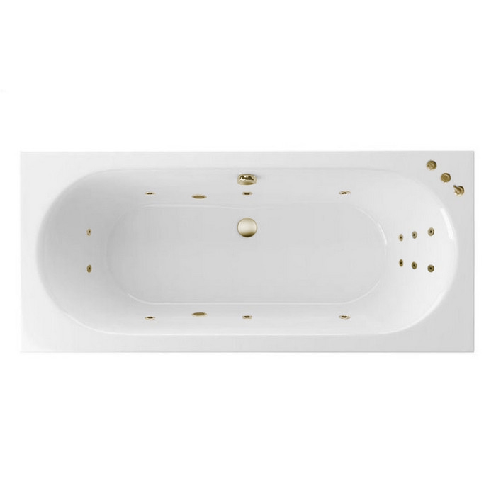 Ванна акриловая Excellent Oceana Smart 170х75 с гидромассажем белый - бронза WAEX.OCE17.SMART.BR - 0
