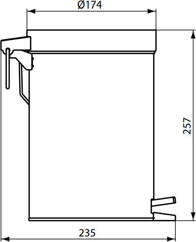 Ведро для ванной Ideal Standard   A9104MY - 1