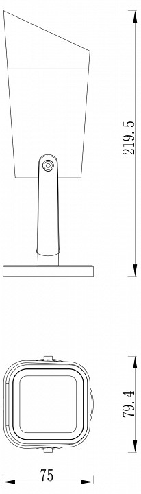 Наземный низкий светильник Favourite Relief 4031-1T - 1