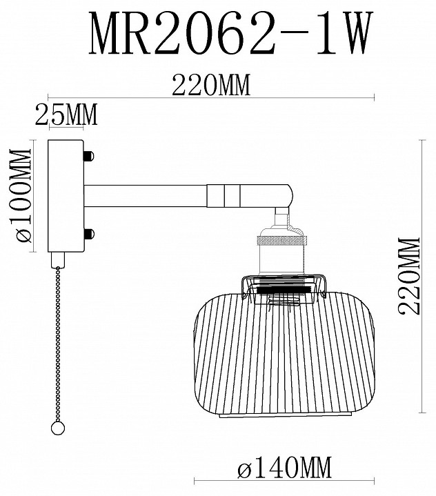 Бра MyFar Natalie MR2062-1W - 6