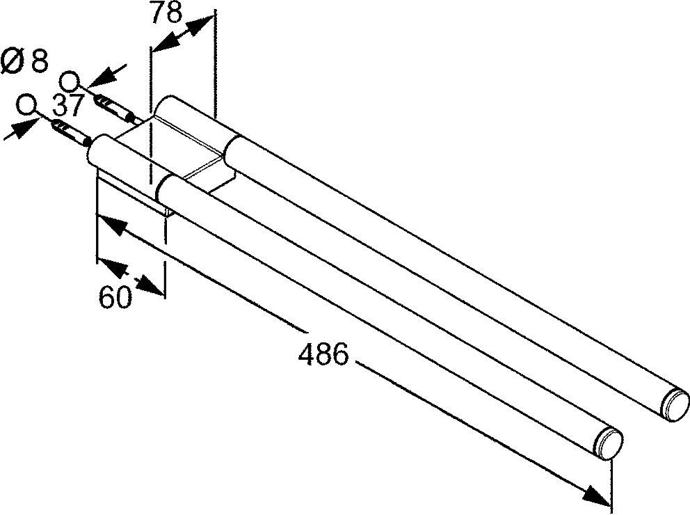 Полотенцедержатель Kludi A-XES  4897705 - 6