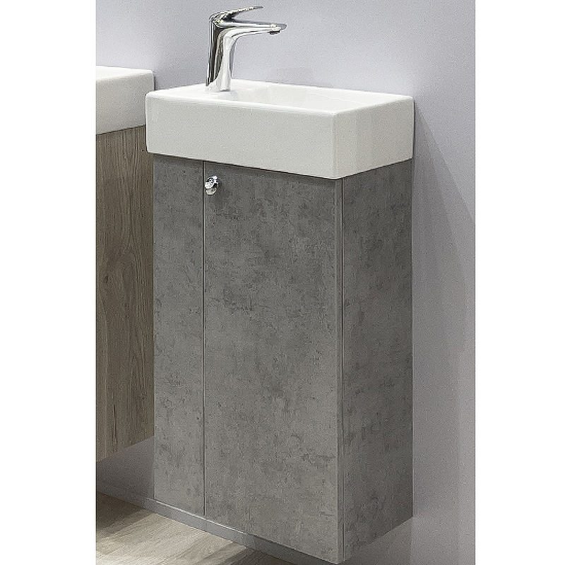 Тумба с раковиной Comforty Асти 40 бетон светлый 00-00013669 - 0