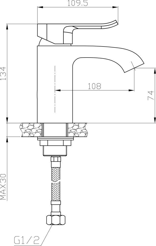 Смеситель Agger Happy A0402100 для раковины - 3