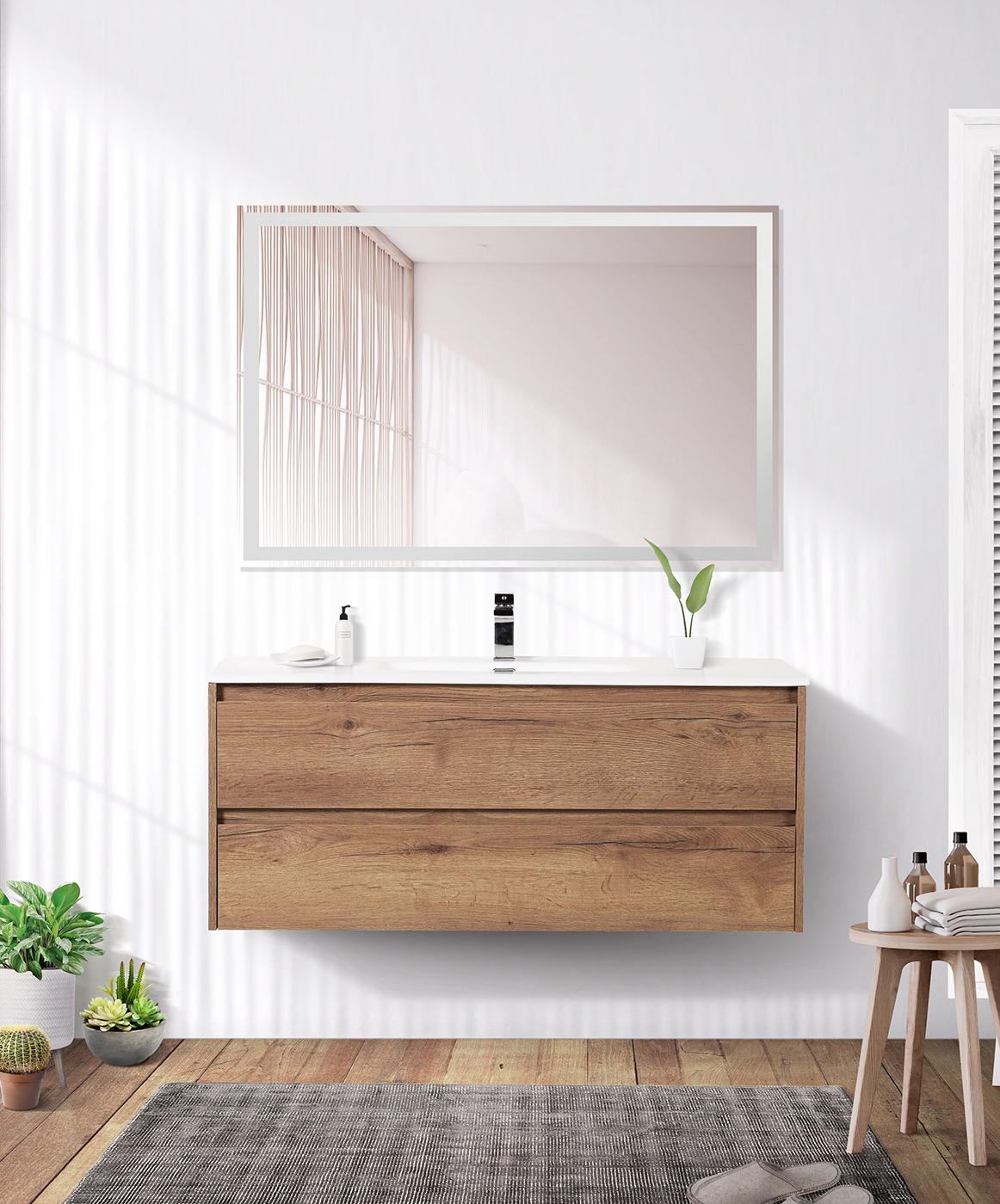 Тумба с раковиной Belbagno Kraft 120 светлое дерево - 7