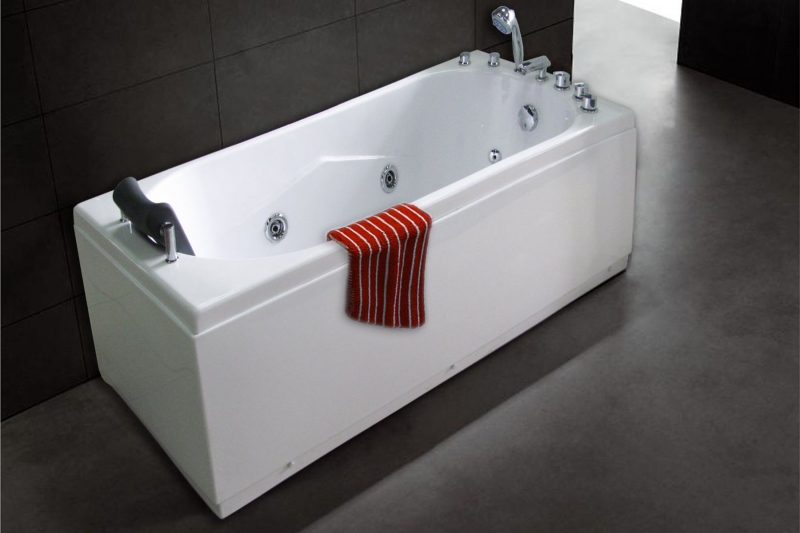 Ванна акриловая Royal Bath Tudor Standart 150х70 с гидромассажем белый RB407700ST - 2