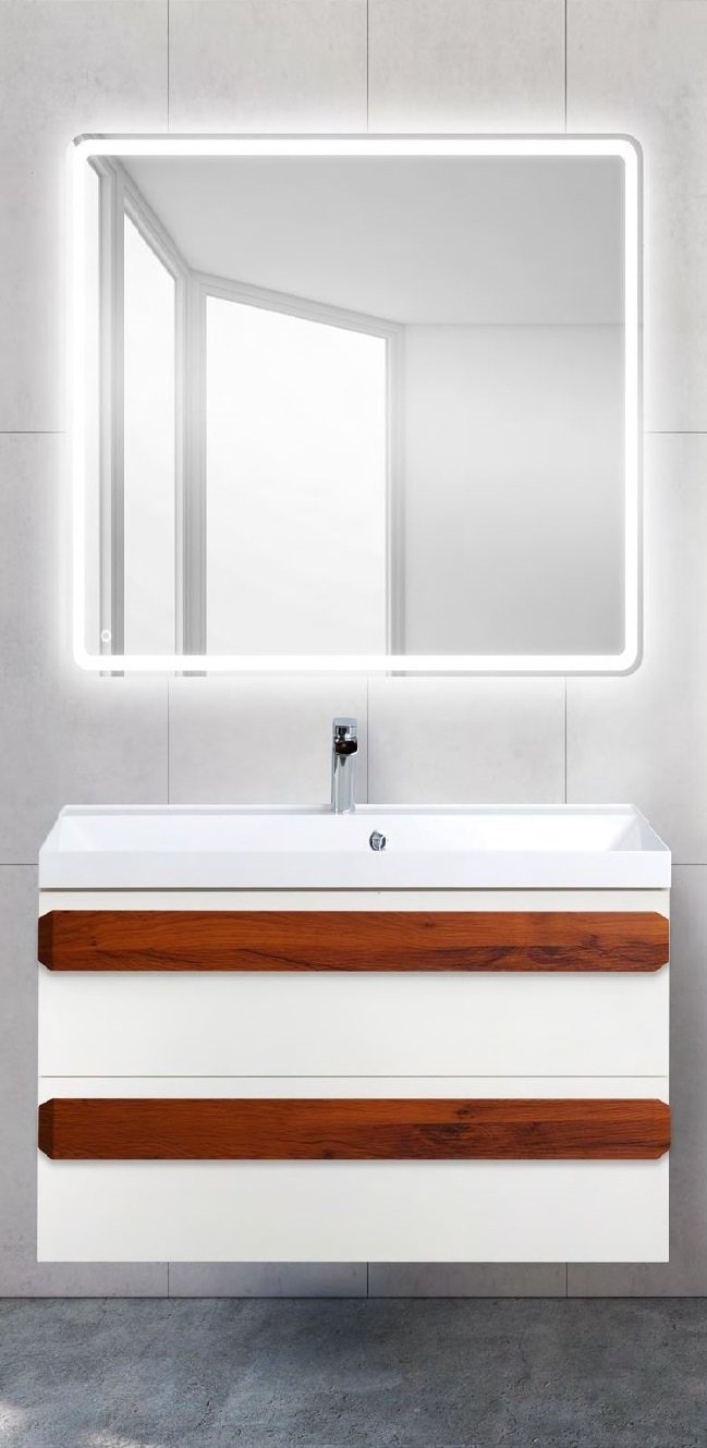 Комплект мебели Belbagno Aurora 80 белый - 0