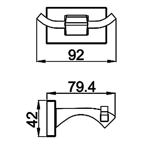 2-ой крючок Gappo G0705-26 - 1