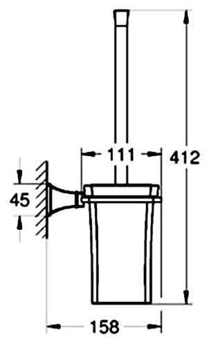 Ершик Grohe Grandera 40632000 - 1