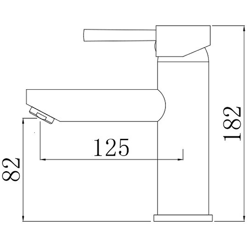 Смеситель для раковины Comforty черный матовый 00004149947 - 3