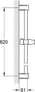 Душевая штанга Grohe Tempesta New Cosmopolitan 27521000 - 5