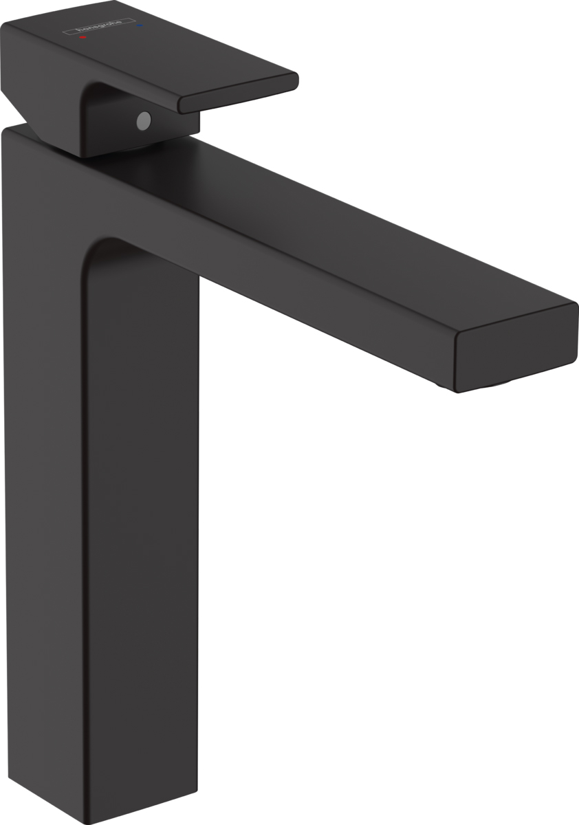 Смеситель для раковины Hansgrohe Vernis Shape черный матовый  71591670 - 0