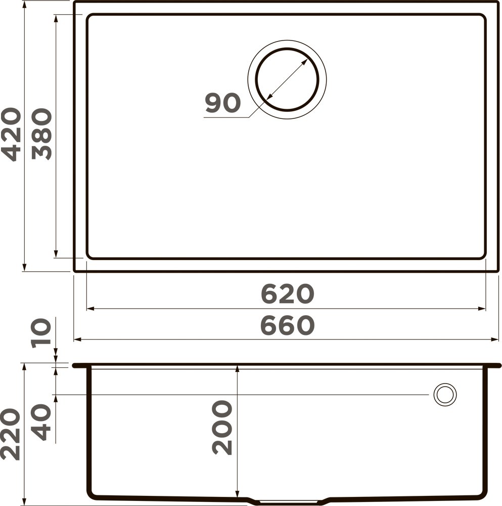 Мойка кухонная Omoikiri Tedori leningrad grey  4993541 - 1