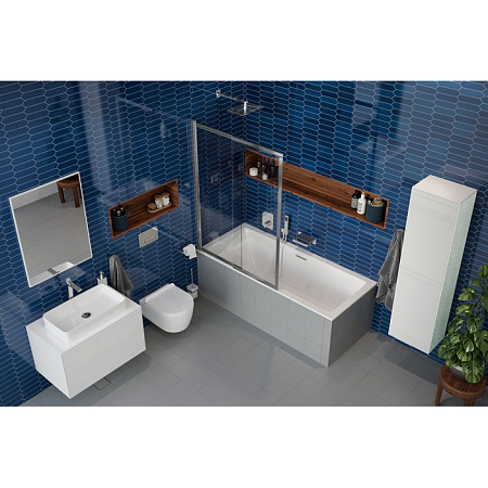 Акриловая ванна Excellent Heaven Slim 160х75 белая WAEX.HEV16WHS - 1