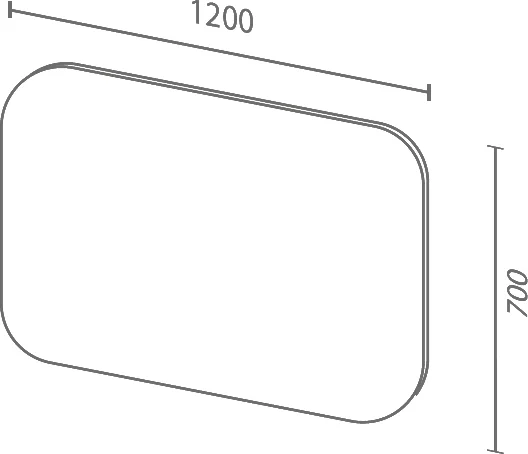 Зеркало Sanvit Асти 120 с подсветкой zasti120 - 2