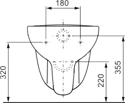 Чаша для унитаза подвесного TECE V04 9700004 - 3