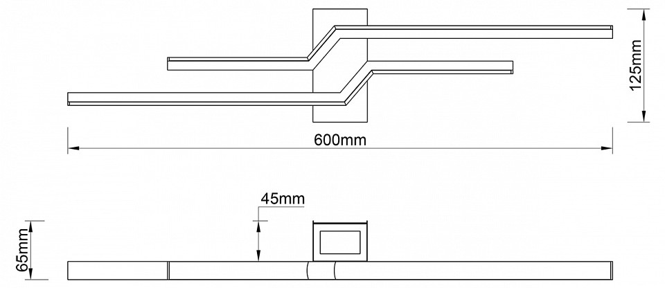 Бра Escada Rail 10219/2LED White - 3