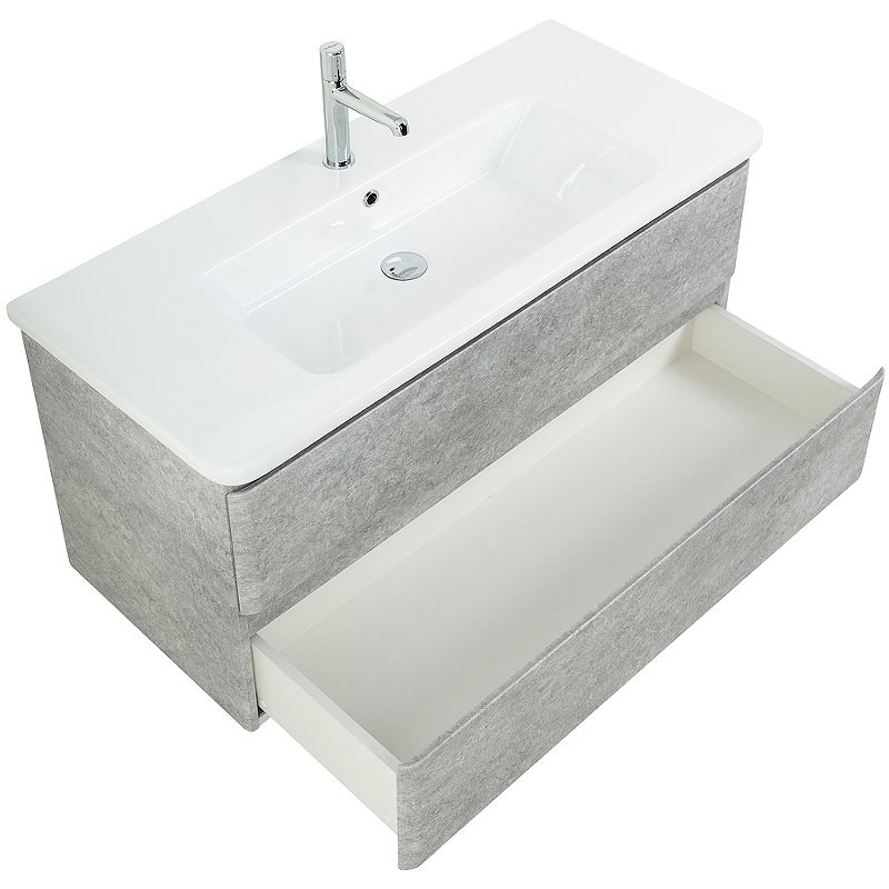 Тумба с раковиной BelBagno Albano 105 серый - 2