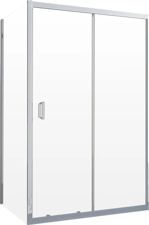 Душевой уголок Veconi Rovigo RV-046 120х110 см профиль хром  RV046-120110-01-C5 - 1